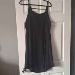 Chic Black Asymmetrical Dress